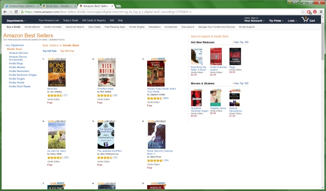 #1 in Kindle Store